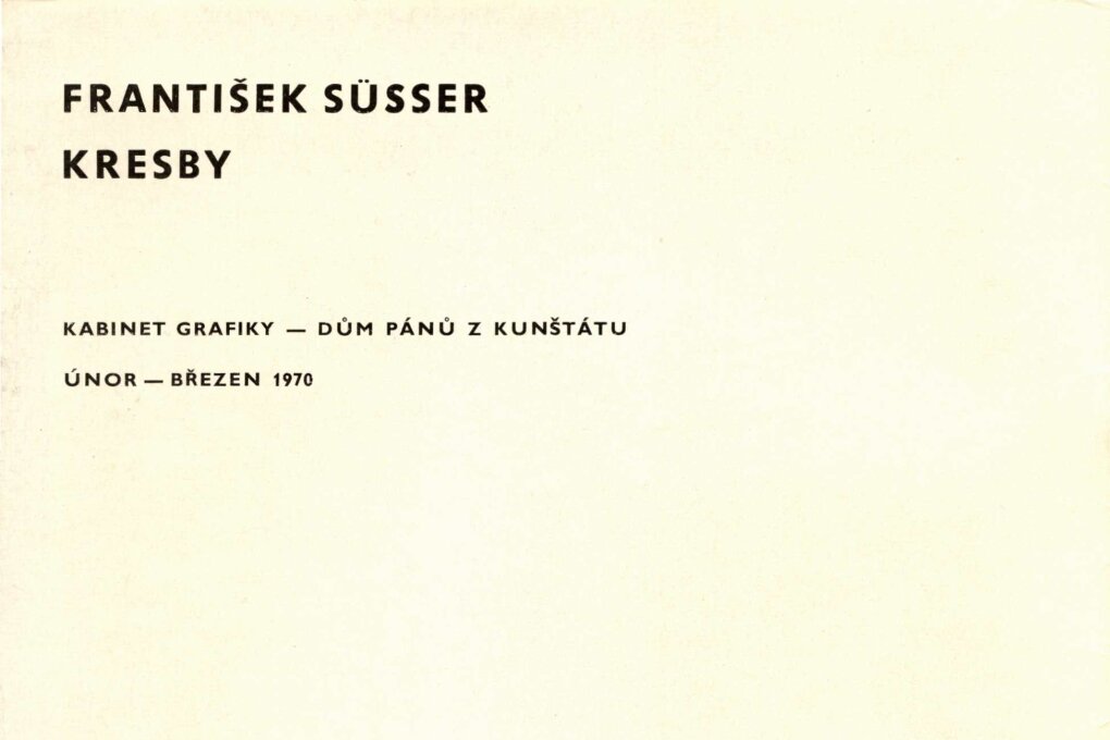 František Süsser – kresby